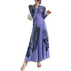 兴协成服饰加工厂热销爆款特价上衣女长袖me系列新品薄款紫色气质T恤打底小衫
